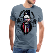 Charger l&#39;image dans la galerie, T-shirt Homme American Vibes - gris bleu
