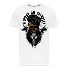 Charger l&#39;image dans la galerie, T-shirt Homme Victory or Valhalla - blanc
