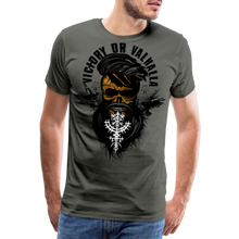 Charger l&#39;image dans la galerie, T-shirt Homme Victory or Valhalla - asphalte
