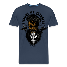 Charger l&#39;image dans la galerie, T-shirt Homme Victory or Valhalla - bleu marine
