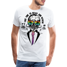 Charger l&#39;image dans la galerie, T-shirt Homme Take time ti relax - blanc
