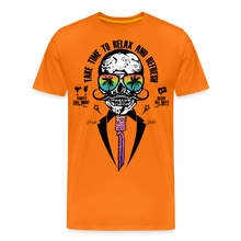 Charger l&#39;image dans la galerie, T-shirt Homme Take time ti relax - orange
