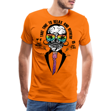 Charger l&#39;image dans la galerie, T-shirt Homme Take time ti relax - orange
