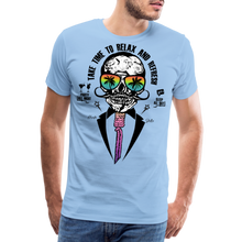 Charger l&#39;image dans la galerie, T-shirt Homme Take time ti relax - ciel
