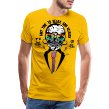 Charger l&#39;image dans la galerie, T-shirt Homme Take time ti relax - jaune soleil
