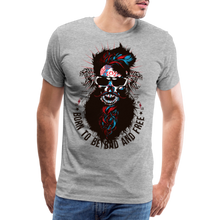 Charger l&#39;image dans la galerie, T-shirt Homme Born to be bad - gris chiné
