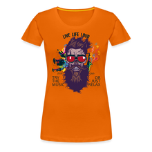 Charger l&#39;image dans la galerie, T-shirt Femme Live Life Loud - orange
