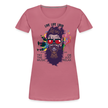 Charger l&#39;image dans la galerie, T-shirt Femme Live Life Loud - mauve
