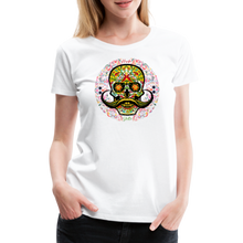 Charger l&#39;image dans la galerie, T-shirt Femme Calavera mexicana - blanc
