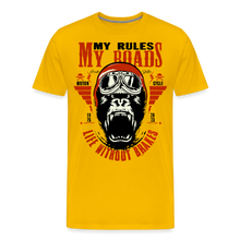Charger l&#39;image dans la galerie, T-shirt Homme Motorcycle Gorilla - jaune soleil
