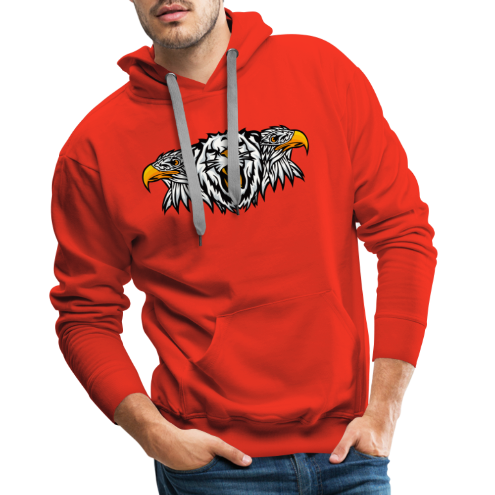 Sweat-shirt à capuche hommes Born to be free - rouge