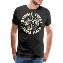 Charger l&#39;image dans la galerie, T-shirt Homme Strike Hard Tiger - noir
