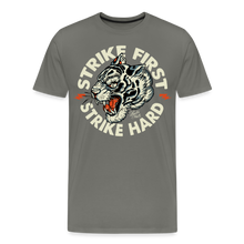 Charger l&#39;image dans la galerie, T-shirt Homme Strike Hard Tiger - asphalte
