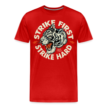 Charger l&#39;image dans la galerie, T-shirt Homme Strike Hard Tiger - rouge
