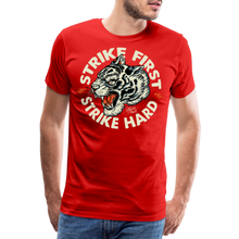 Charger l&#39;image dans la galerie, T-shirt Homme Strike Hard Tiger - rouge
