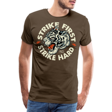 Charger l&#39;image dans la galerie, T-shirt Homme Strike Hard Tiger - marron bistre
