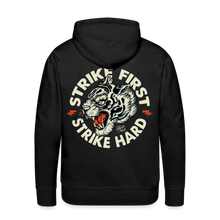 Charger l&#39;image dans la galerie, Sweat-shirt à capuche hommes Strike first Tiger - noir
