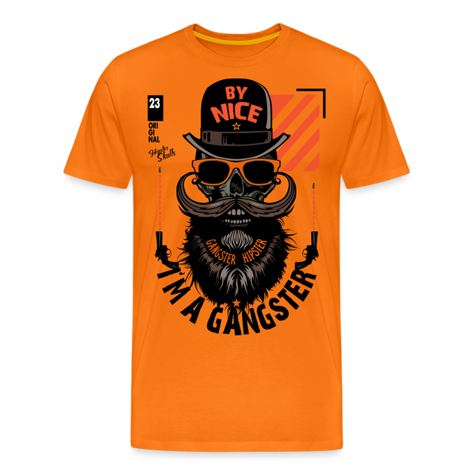 T-shirt Homme I'm a Gangster - orange