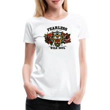 Charger l&#39;image dans la galerie, T-shirt Femme Fearless Wild Soul - blanc
