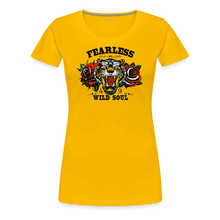 Charger l&#39;image dans la galerie, T-shirt Femme Fearless Wild Soul - jaune soleil
