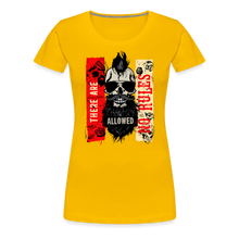 Charger l&#39;image dans la galerie, T-shirt Femme Punk No rules - jaune soleil
