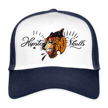 Charger l&#39;image dans la galerie, Casquette Trucker Tigre brand - blanc/marine
