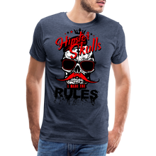 Charger l&#39;image dans la galerie, T-shirt Homme I make the rules - bleu chiné
