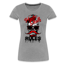 Charger l&#39;image dans la galerie, T-shirt Femme I make the rules - gris chiné
