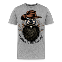 Charger l&#39;image dans la galerie, T-shirt Homme Wild West - gris chiné
