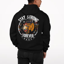 Charger l&#39;image dans la galerie, Sweat-shirt à capuche hommes Tiger Stay Strong
