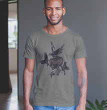 Charger l&#39;image dans la galerie, T-shirt Homme Hipster Skulls crow of death
