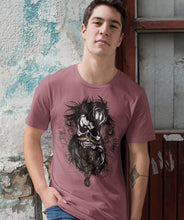 Charger l&#39;image dans la galerie, T-shirt Homme Hipster Skulls Stay Strong
