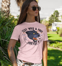 Charger l&#39;image dans la galerie, T-shirt Femme Stay wild and free panther 2
