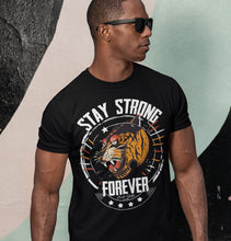Charger l&#39;image dans la galerie, T-shirt Homme Stay strong tiger
