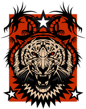 Charger l&#39;image dans la galerie, Homme T-Shirt Tigre Dragon Tribal (6630228885683)
